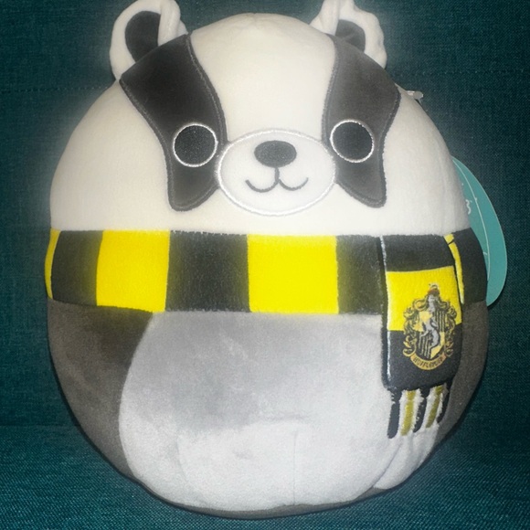 Squishmallow Kellytoy Plush Harry Potter Hufflepuff Badger 10” New with Tag - Picture 1 of 4